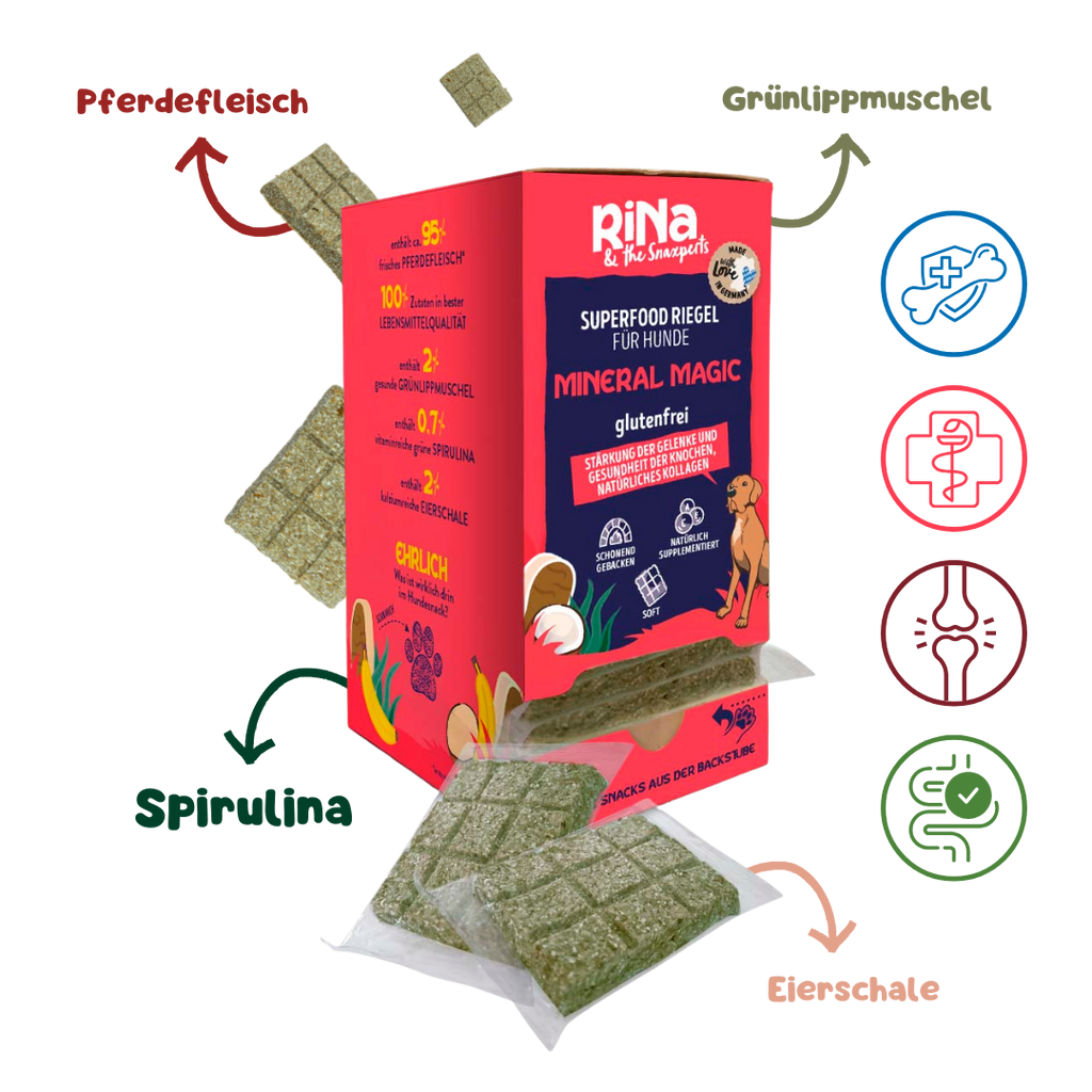RiNa`s Magic Trio - Funktionale Hundesnacks - 3in1 Probierpaket 900g