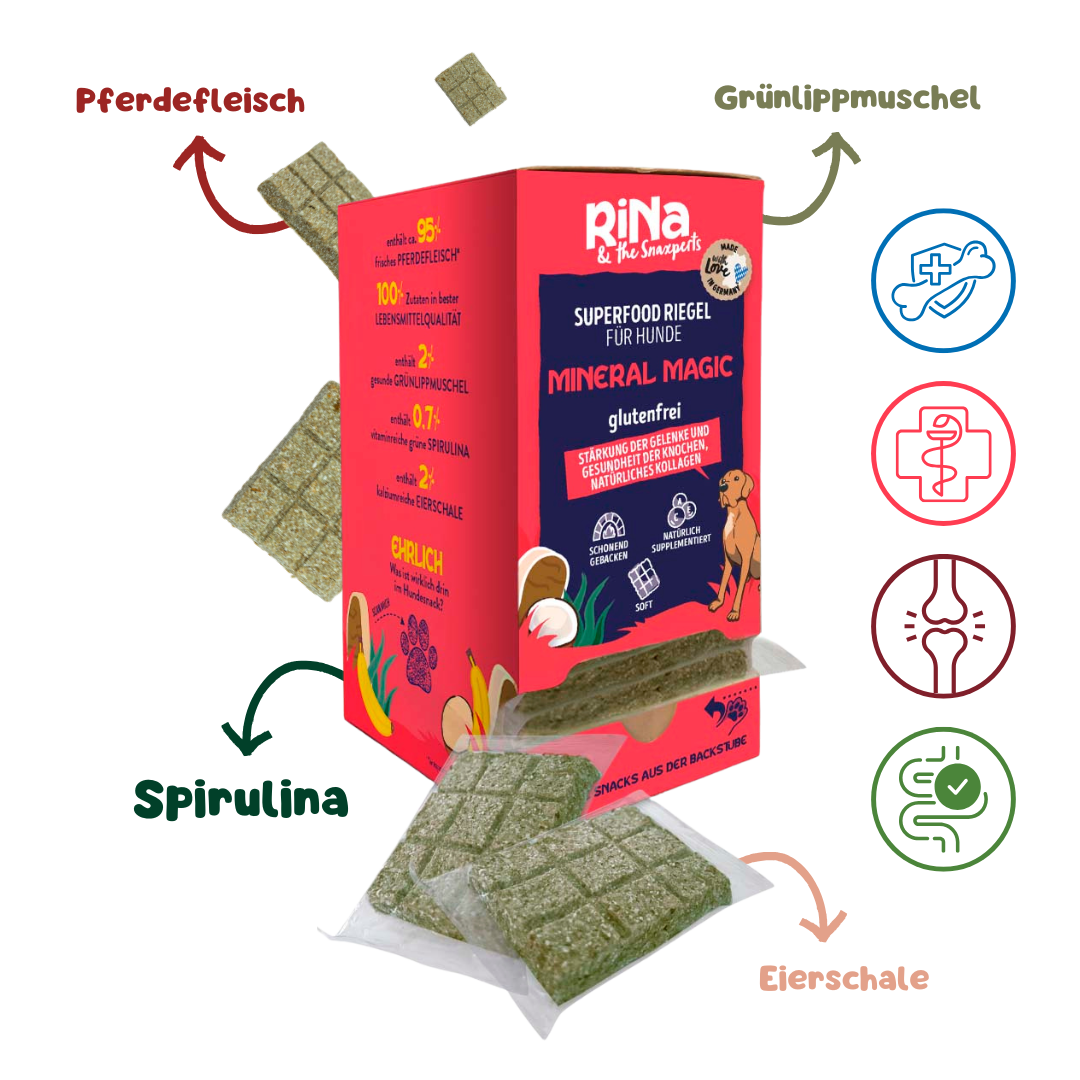 RiNa`s Magic Trio - Funktionale Hundesnacks - 3in1 Probierpaket 900g