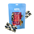 RiNa`s Lachs-Zöpfe für Hunde - Natürlicher Fischsnack 140g