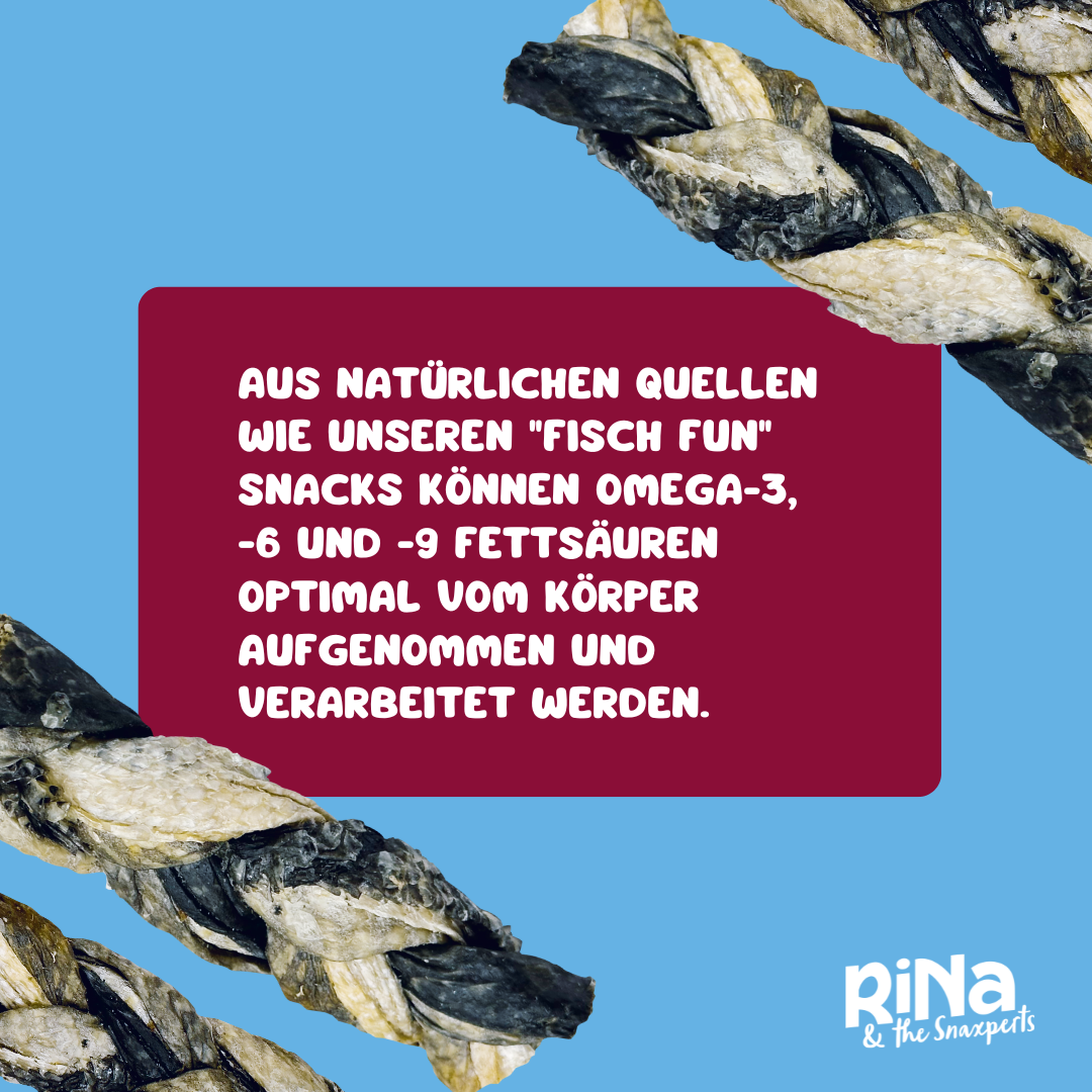 RiNa`s Lachs-Zöpfe für Hunde - Natürlicher Fischsnack 140g