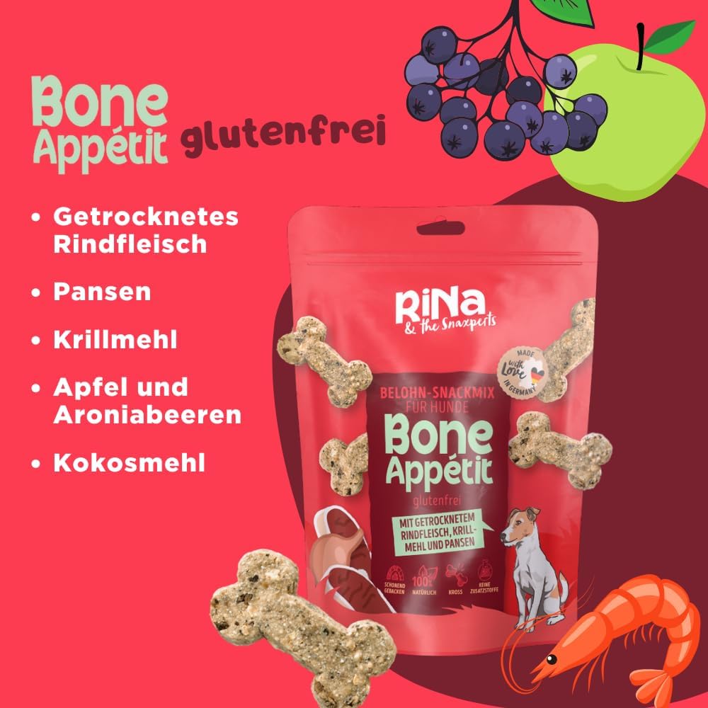 RiNa`s Gourmet-Snacks für Hunde - 4in1 Probierpaket 960g