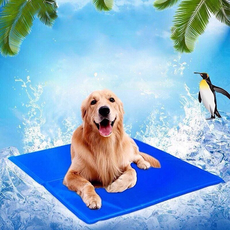Dog Mat Cooling Summer Pad Mat For Dogs Cat Blanket Breathable Pet Dog Bed Washable For Small Medium Large Dogs Car